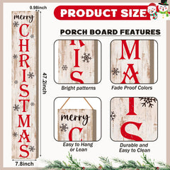 Memorywuu Christmas side close-up showing snowflake print and greeting