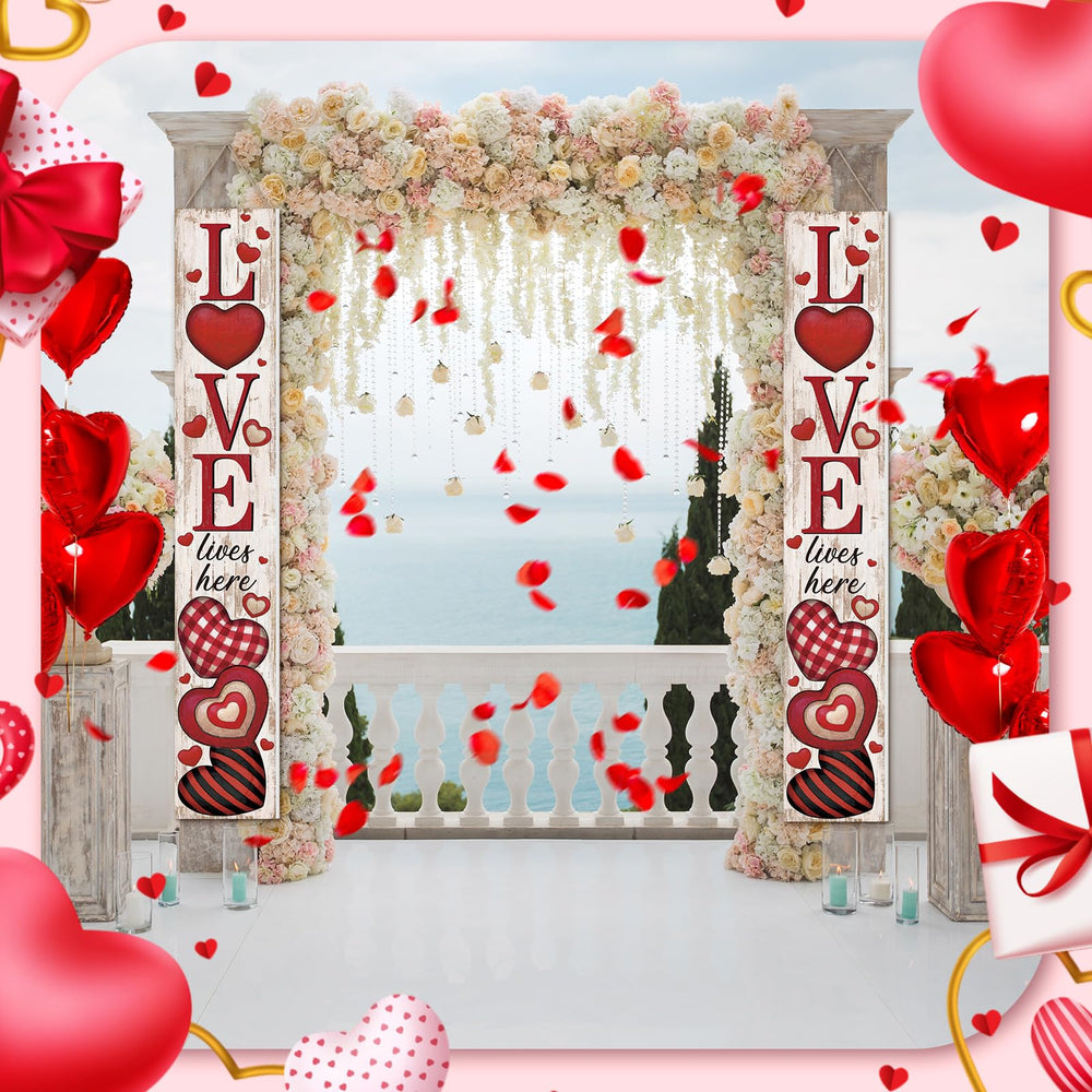 Memorywuu styled with florals and lanterns for Valentine display inspiration