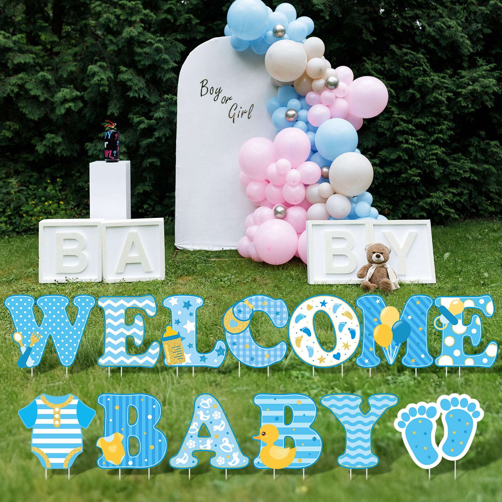 Memorywuu party photo backdrop setup showing signs used as cheerful event decoration