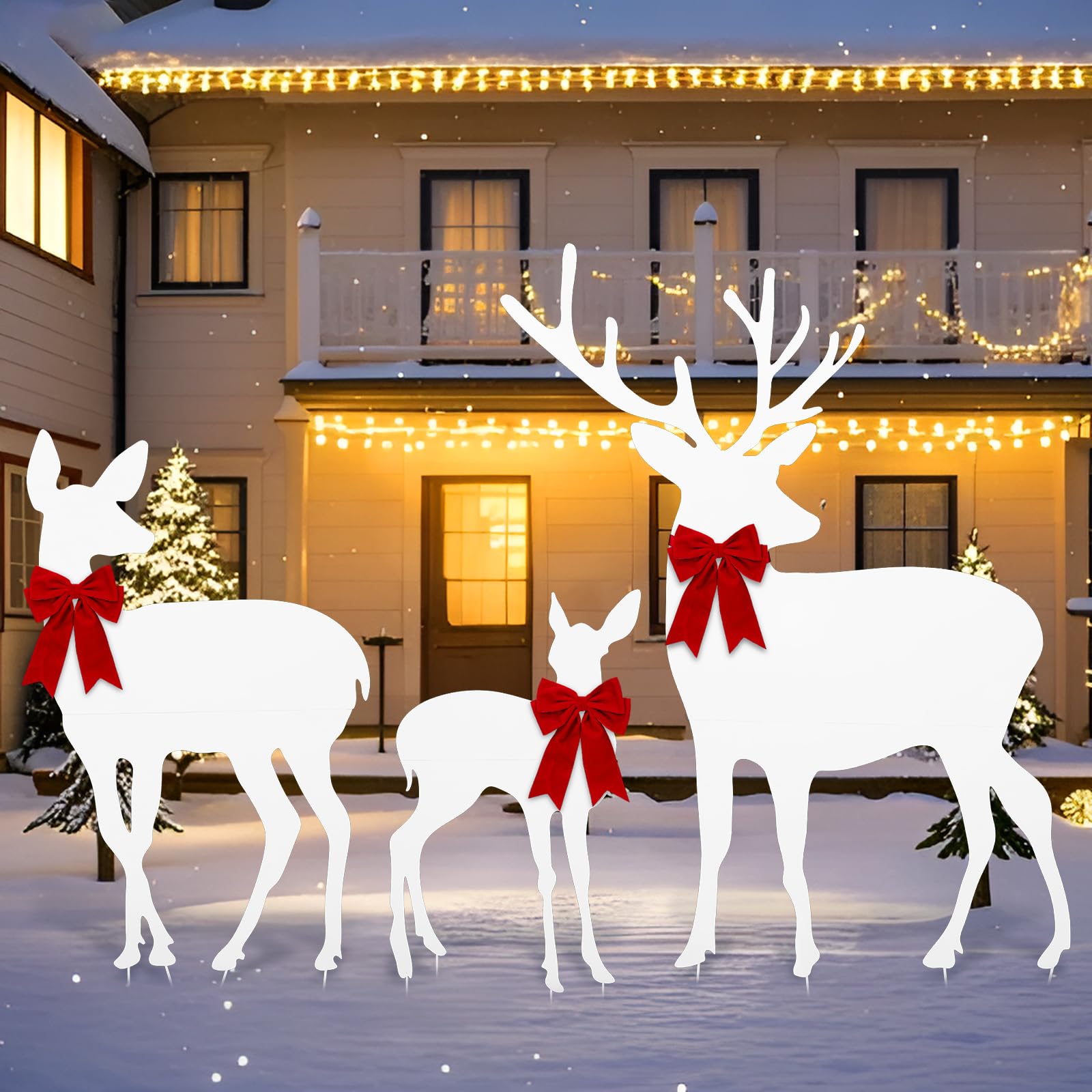Memorywuu reindeer disassembled and packed for compact off-season storage