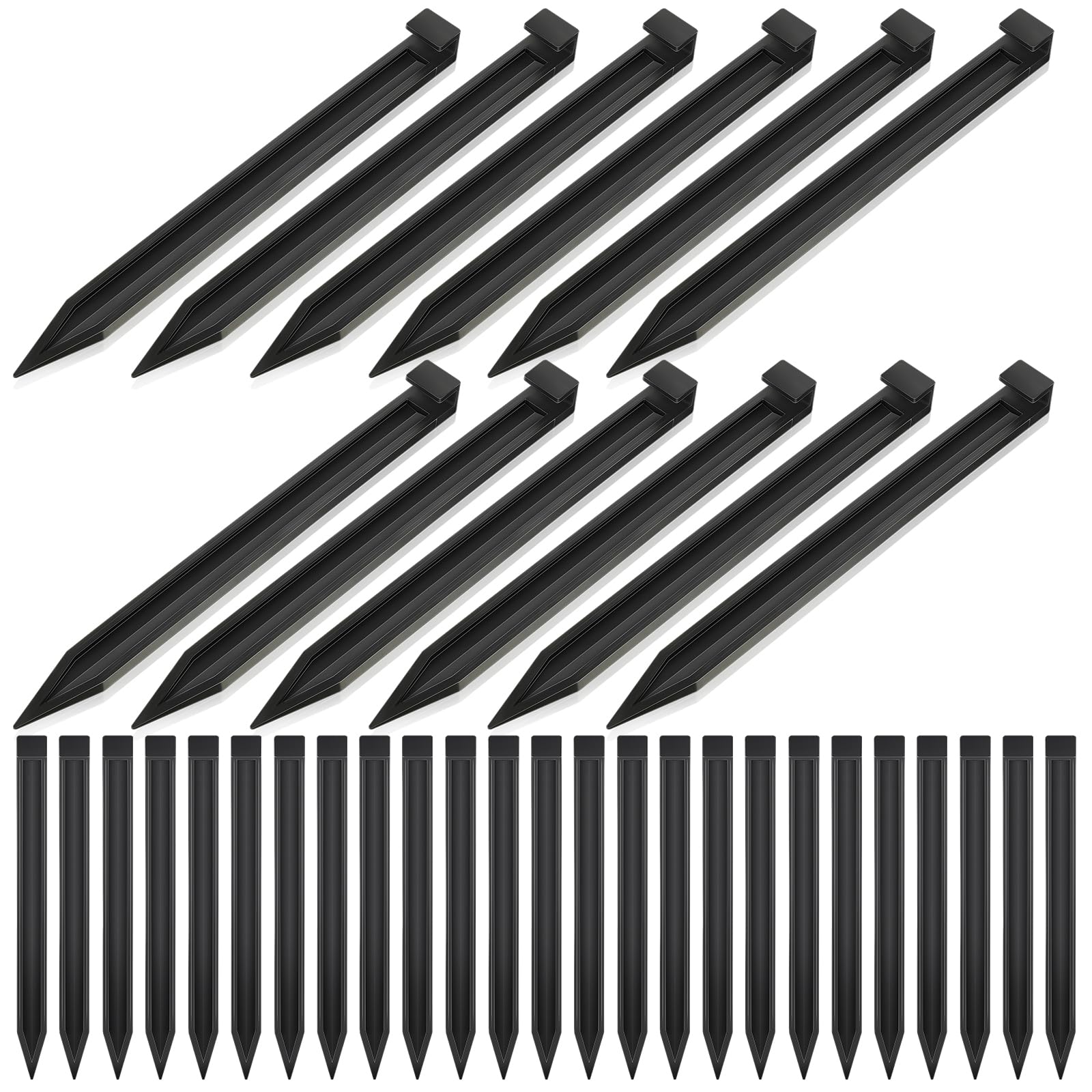 Menkxi front pack of 100 stakes showing quantity and neat presentation benefit