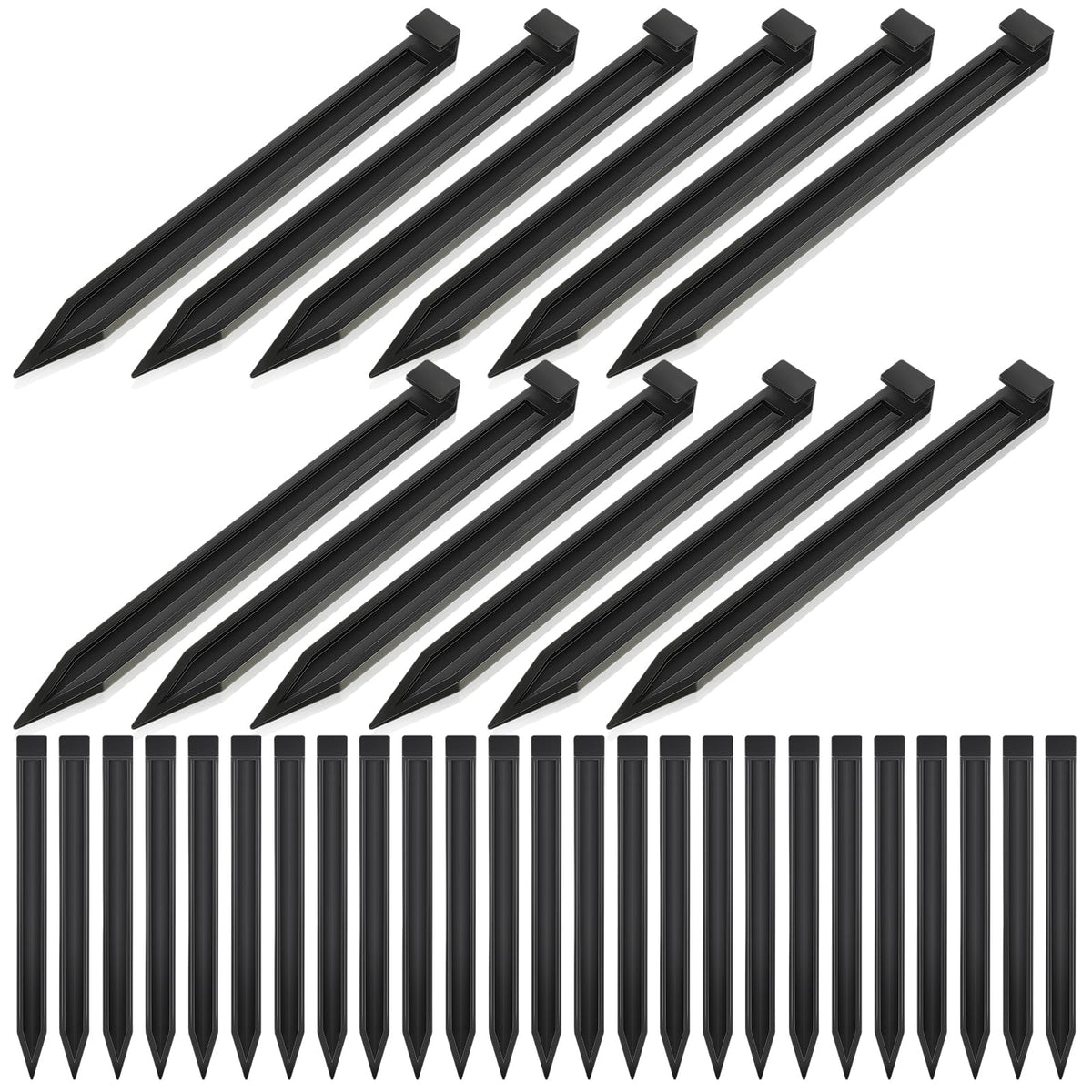Menkxi front pack of 100 stakes showing quantity and neat presentation benefit