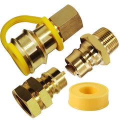 MENSI front packaging showing robust quick-connect kit, ensures easier generator hookups