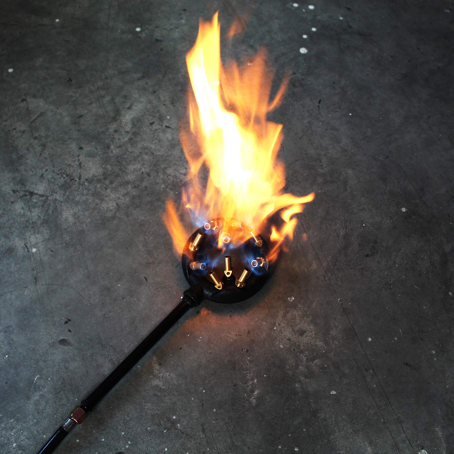 MENSI burner being fitted with tools illustrating straightforward DIY installation