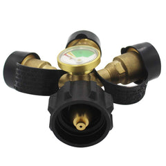 MENSI luminous pressure gauge closeup for easy night visibility and monitoring