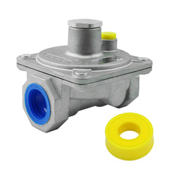 MENSI regulator front view shows compact body and durable finish for reliable installation