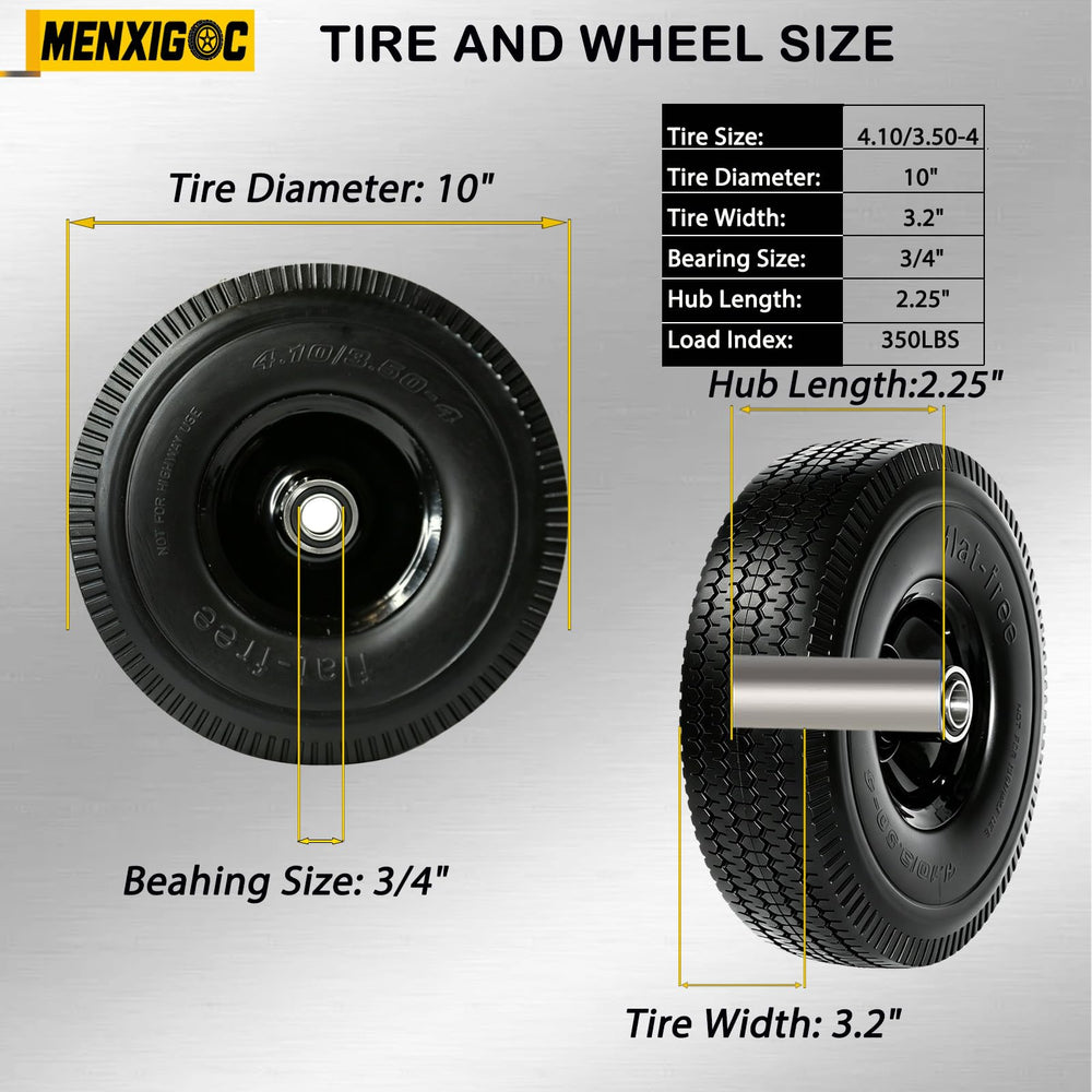 menxigoc close-up of tread pattern illustrating traction and smooth roll benefit
