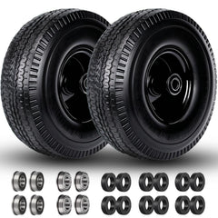 menxigoc front view 10-inch wheel showing complete assembly and durable design