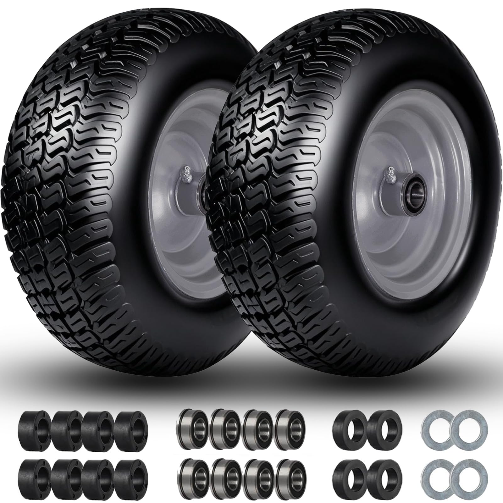 menxigoc front wheel assembled view showing ready-to-mount design and durability
