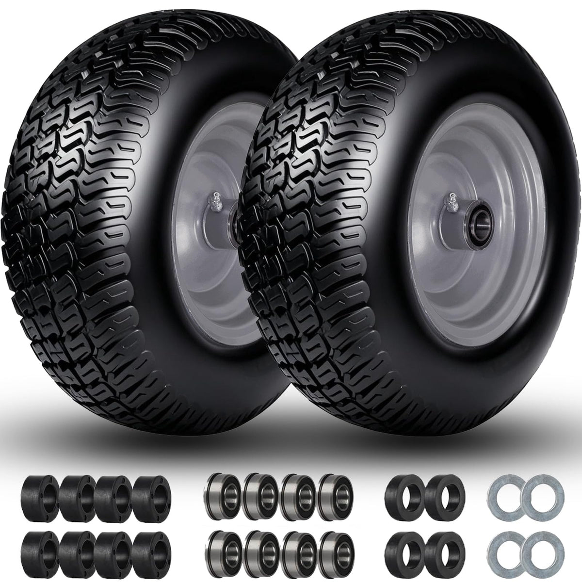 menxigoc front wheel assembled view showing ready-to-mount design and durability