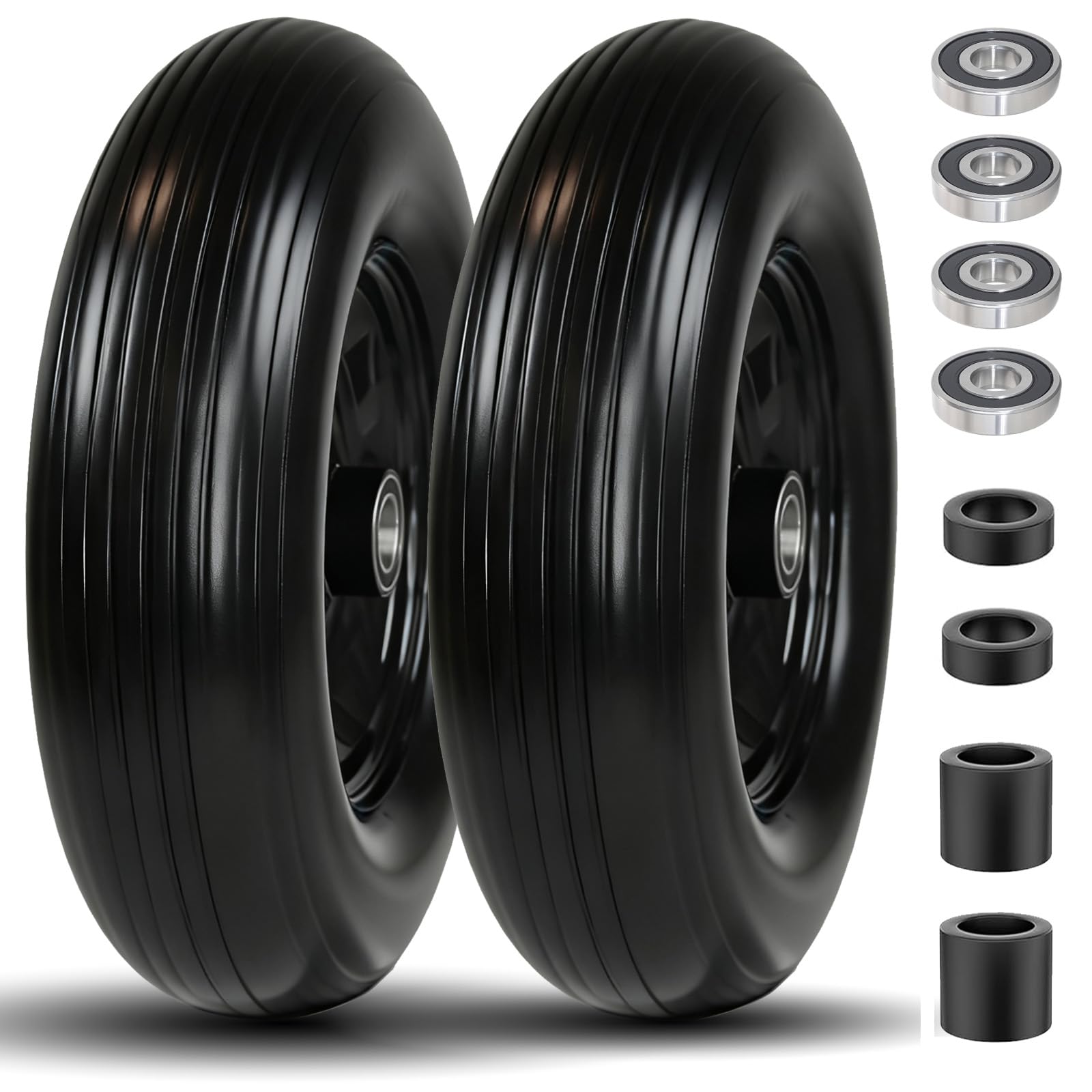 menxigoc front view of complete wheel showing ready-to-install kit benefit