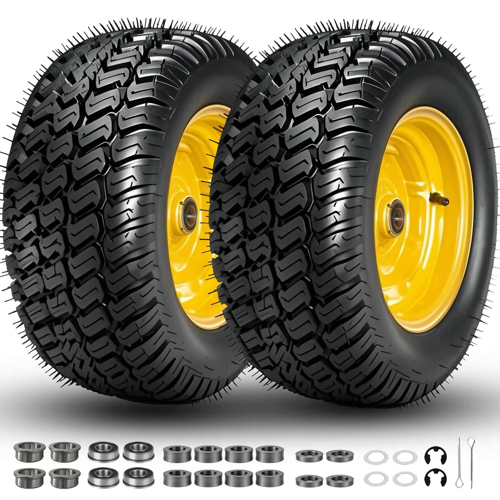 menxigoc assembled front wheel showing tire and rim, durable replacement