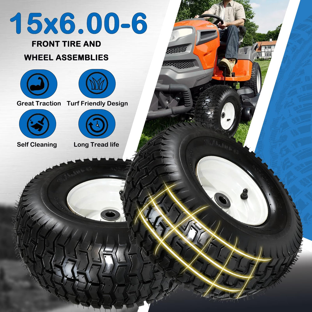 menxigoc installed on riding mower demonstrating fit and low-impact traction