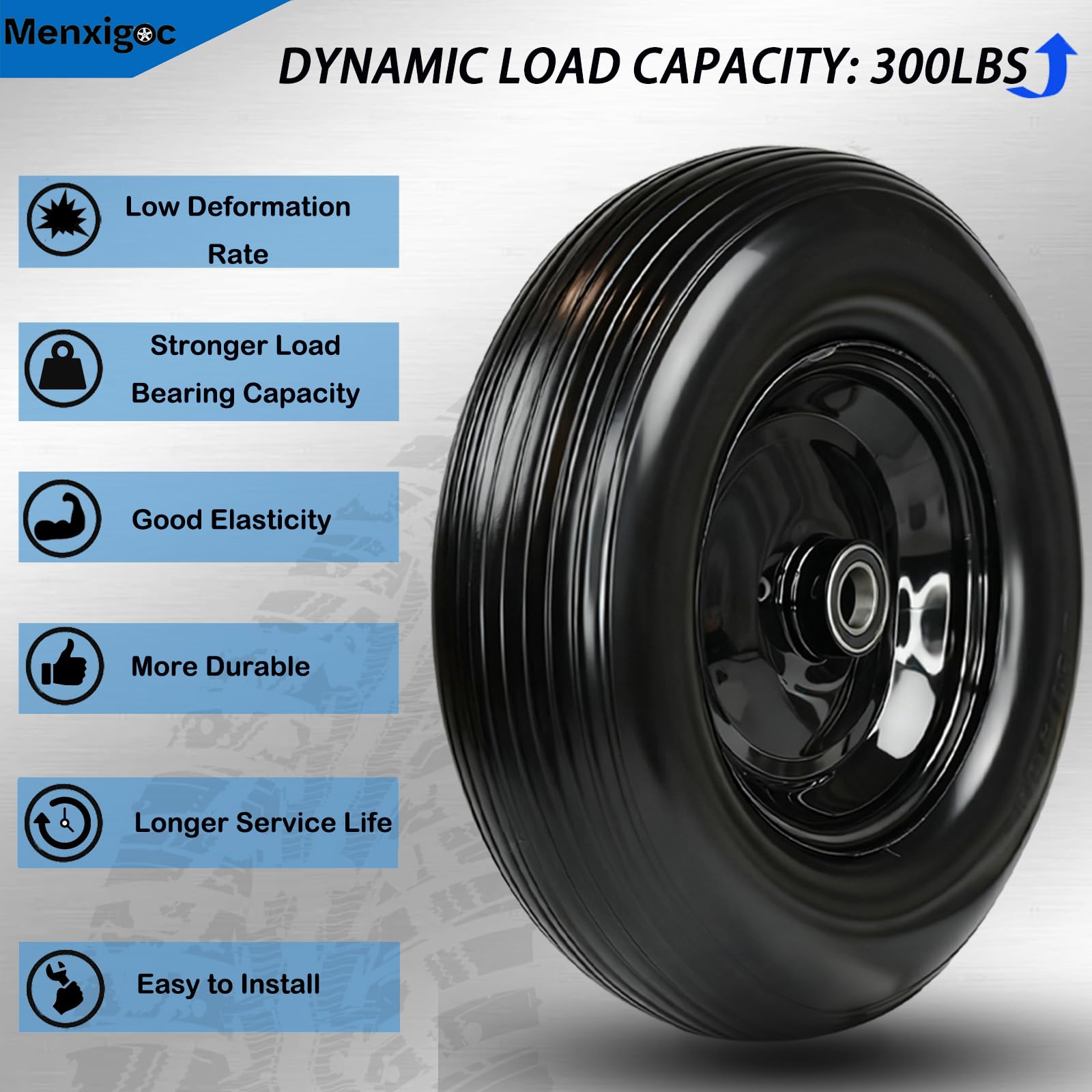 menxigoc bearings and nylon spacers laid out for quick installation benefit