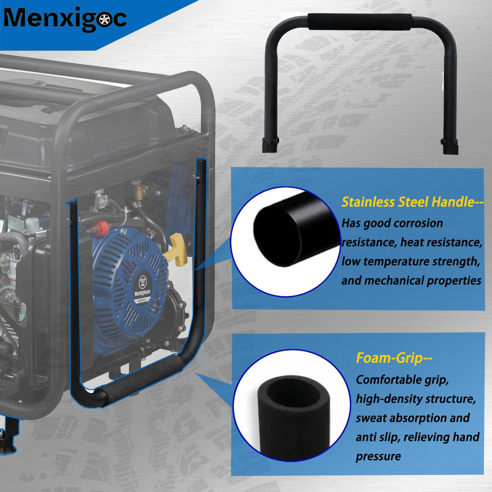 menxigoc support bracket with rubber feet for stable generator positioning