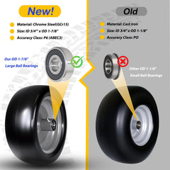 menxigoc smooth tread close-up protecting turf while rolling smoothly