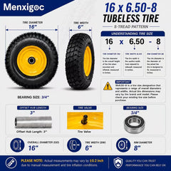menxigoc close-up of Multi-Trac tread pattern for improved traction