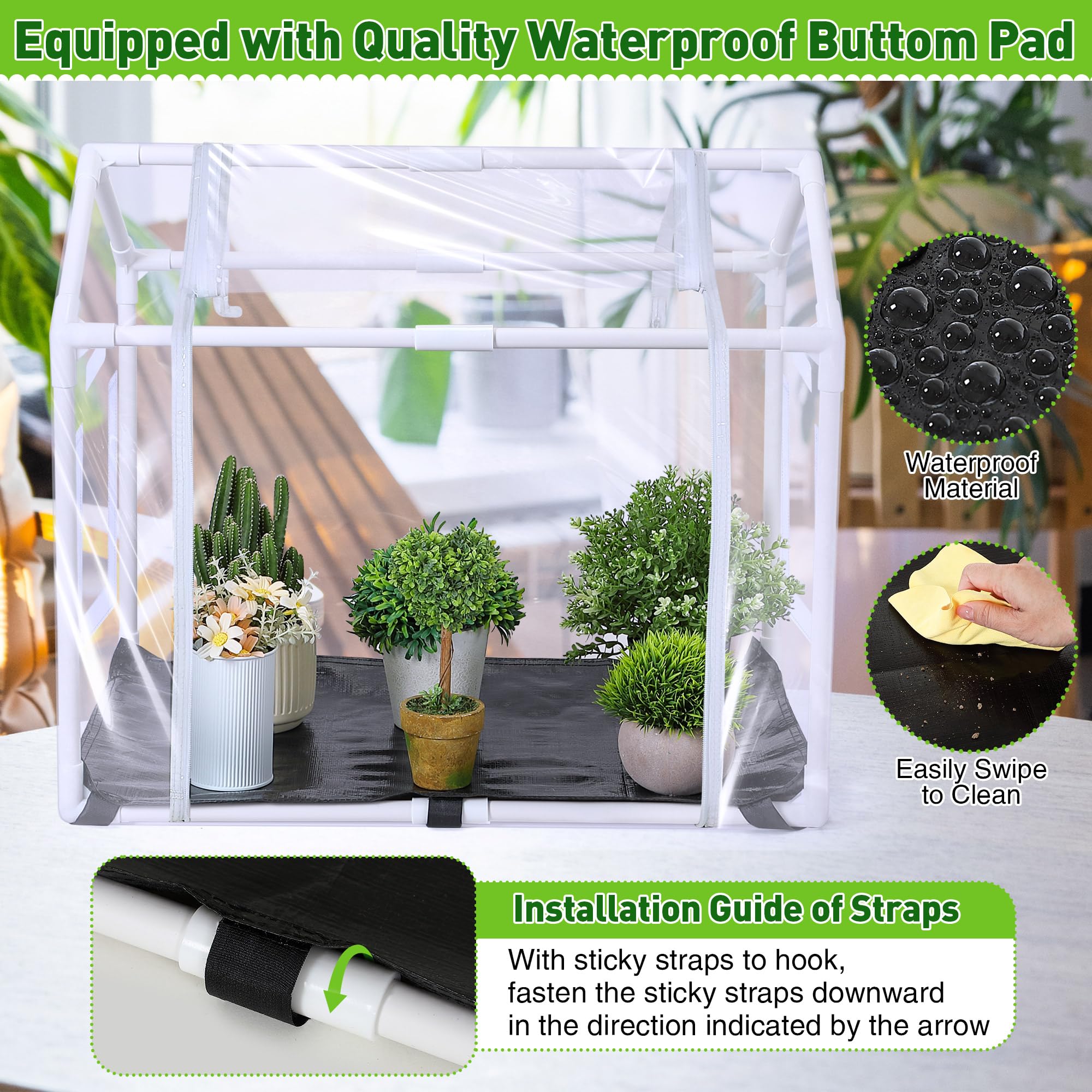 Meonum assembled in living room demonstrating indoor gardening convenience