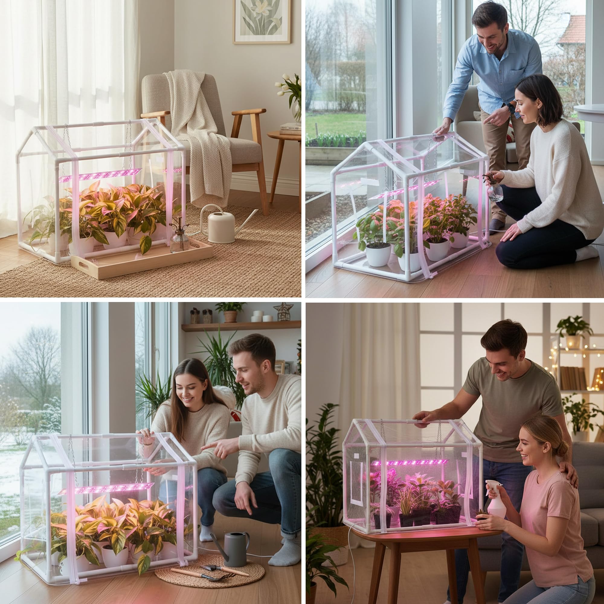 Meonum 15W LED light panel closeup offering dimmable spectrum control