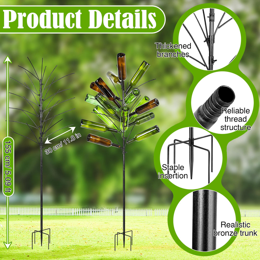Meonum solar panel and 100 LED string lights demonstrating cordless illumination