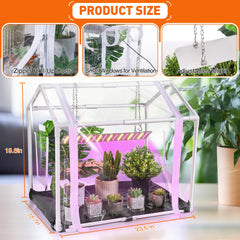 Meonum roll-up zipper door open for easy access and convenient watering