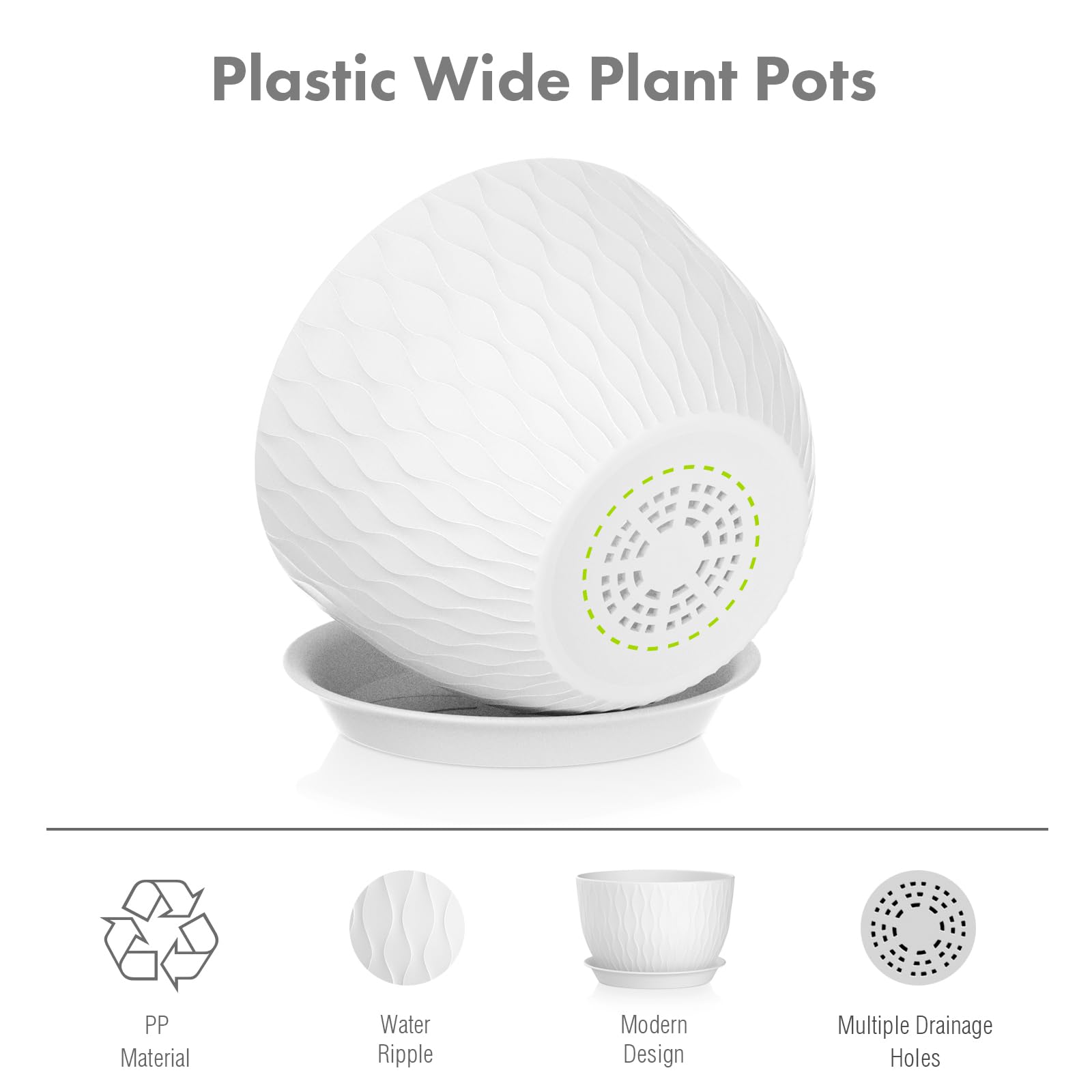Meowell pot on indoor shelf with plant showing lightweight placement benefit