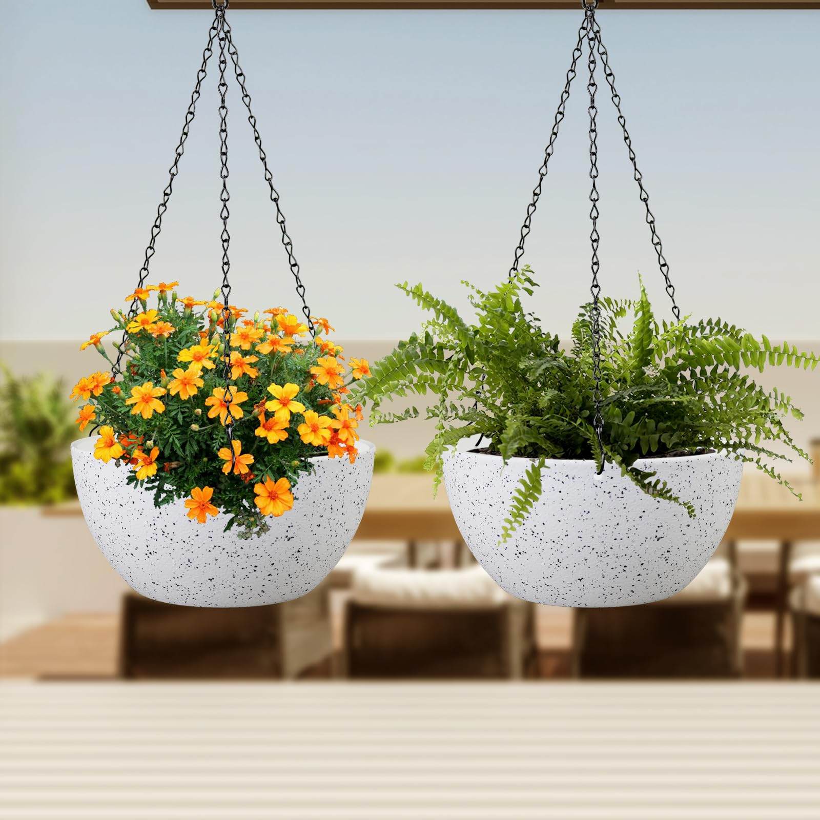 Meowell planter held in hand for scale showing lightweight but sturdy build
