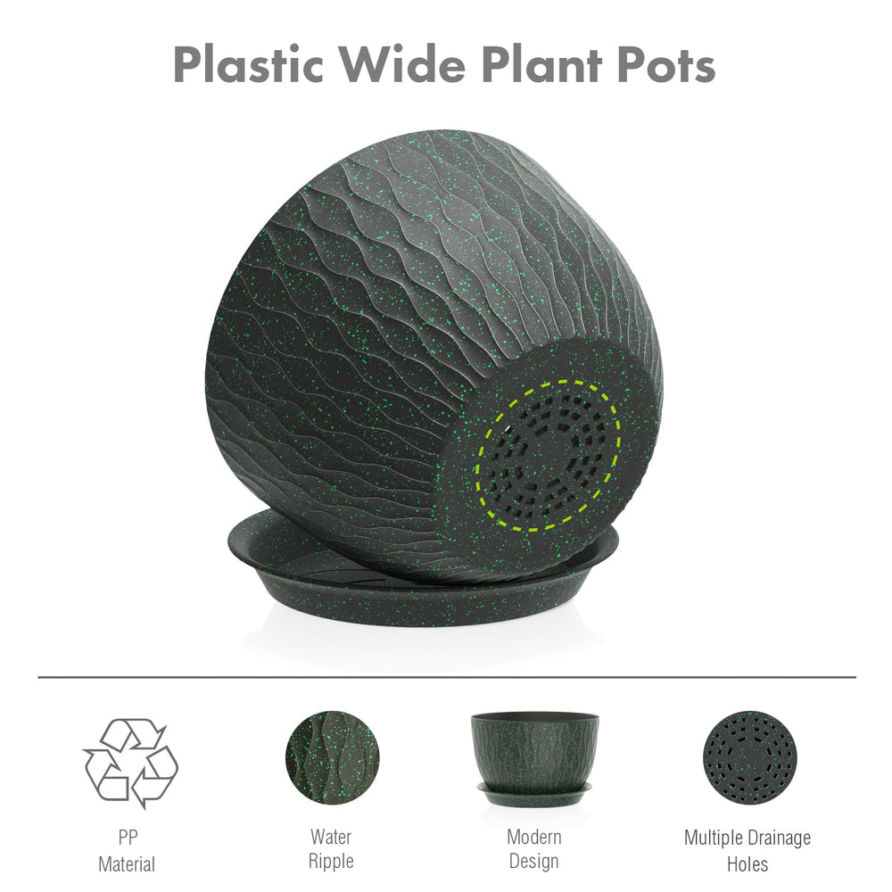 Meowell all three pot sizes displayed together offering versatile planting options