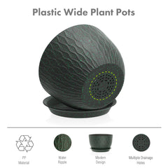 Meowell all three pot sizes displayed together offering versatile planting options