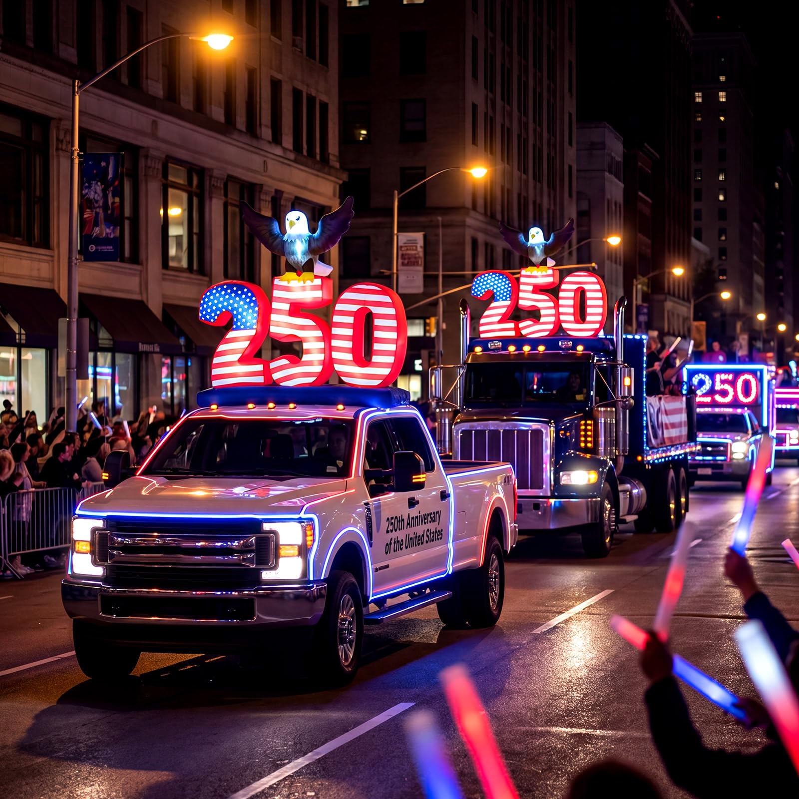 Mepase LED lights glowing at night for brighter celebrations