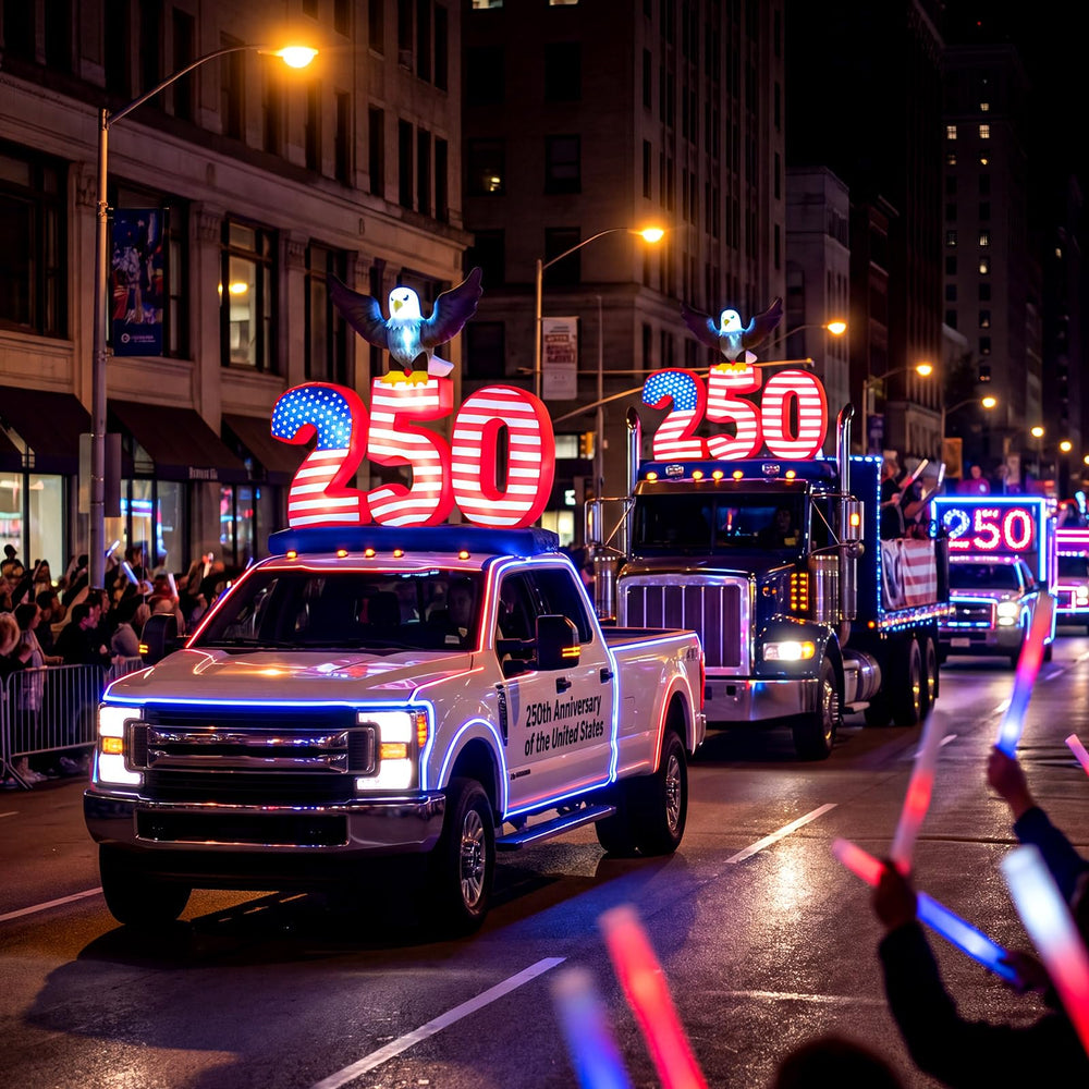 Mepase LED lights glowing at night for brighter celebrations