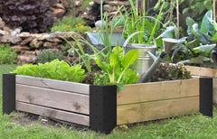 Meranti Home + Garden installed bracket holding 2x12 plank demonstrating strong fit