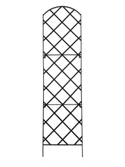Meranti Home + Garden trellis front view showing full 9-foot height and elegant arch