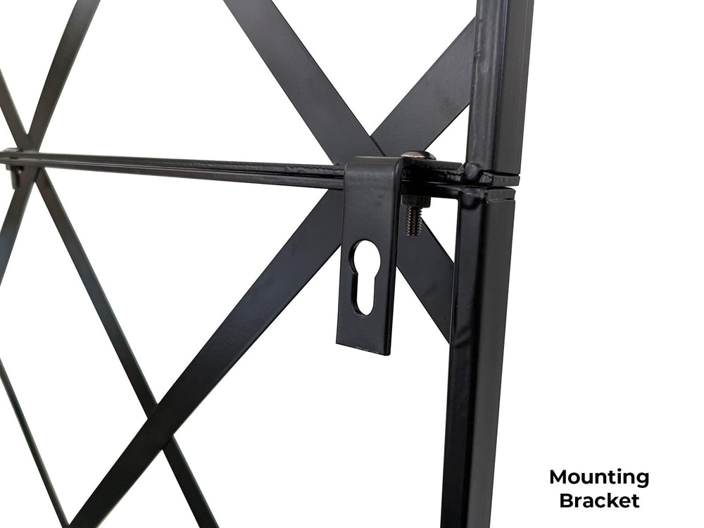Meranti Home + Garden two-panel six-foot configuration demonstrating alternate height