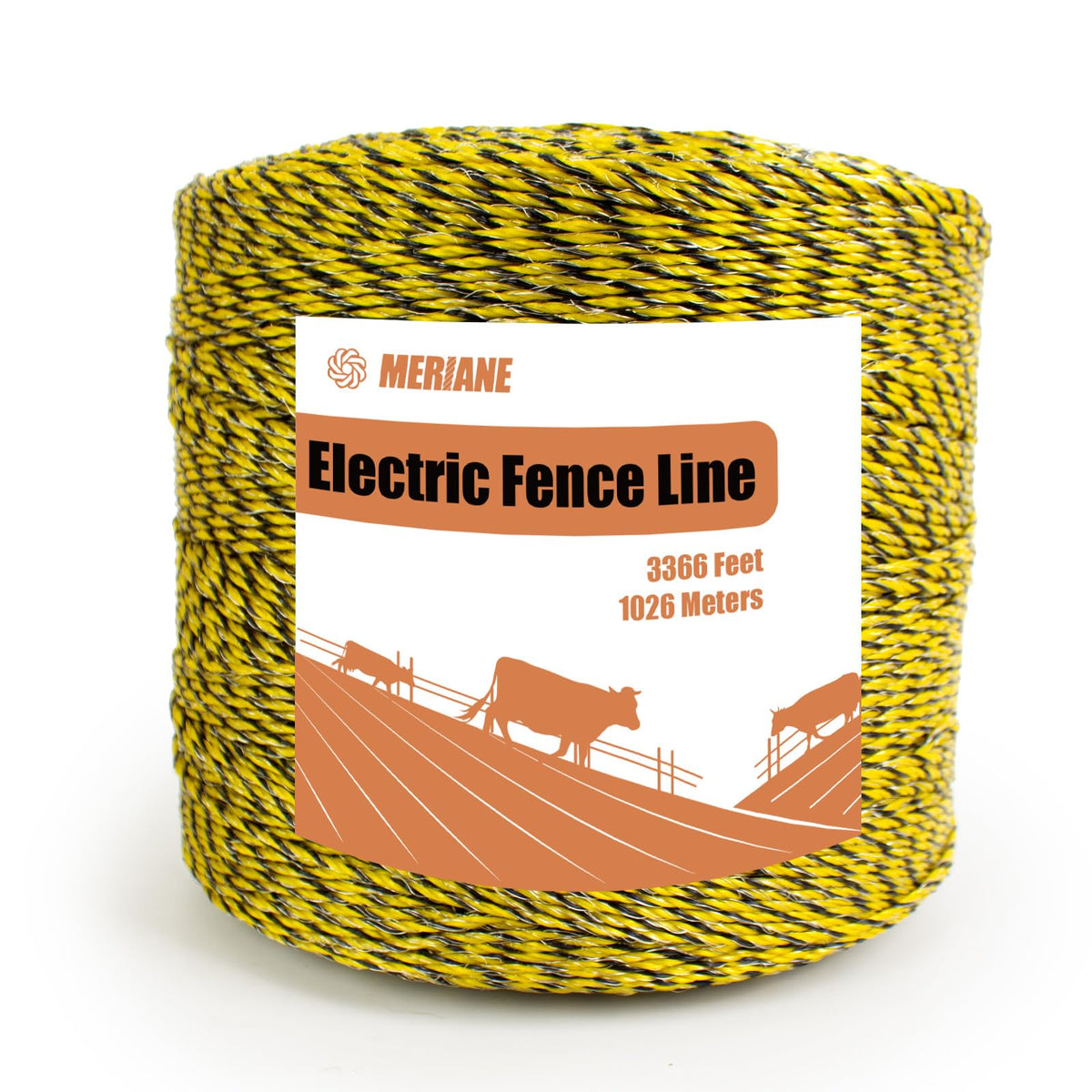 MERIANE front spool packaging showing length and labels for quick selection
