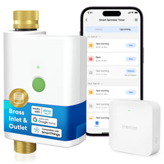 meross front view timer with hub showing compact design and reliable control