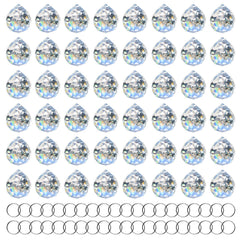 MerryNine front view K9 crystal ball showcasing clear facets and bright sparkle