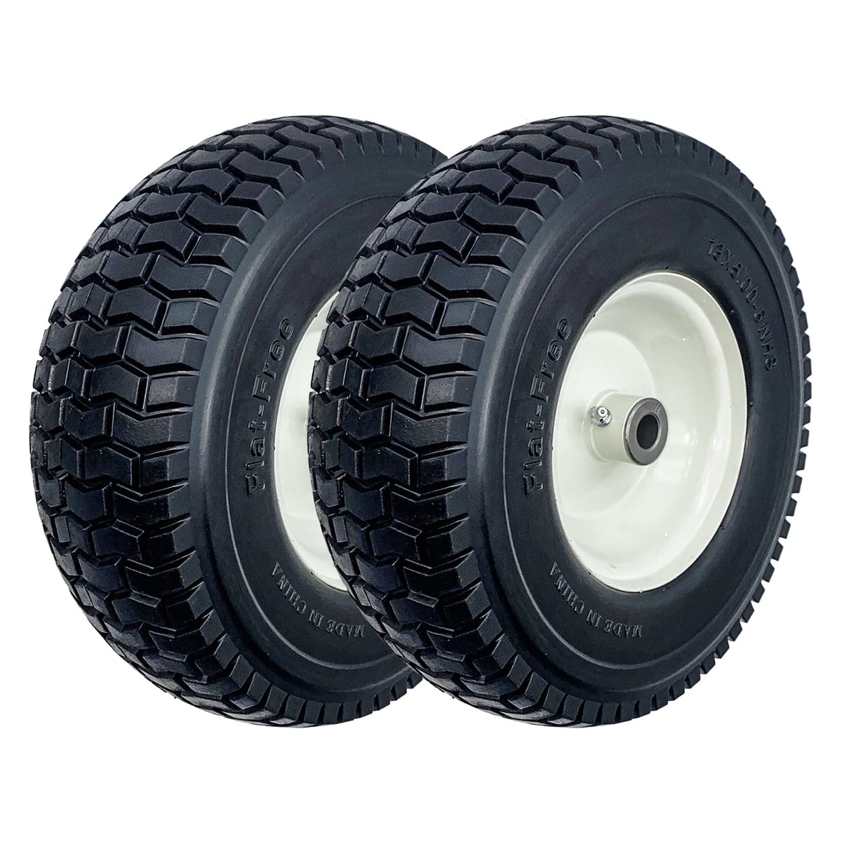 MerryYard front view showing white powder-coated steel rim for rust resistance
