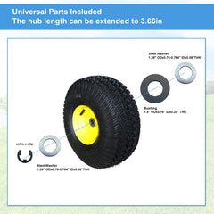 MerryYard inner rim with grease nipple visible for simple hub lubrication