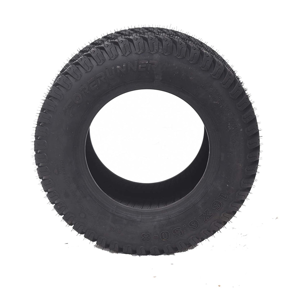 MERXENG tire installed on lawn tractor demonstrating smooth ride benefit