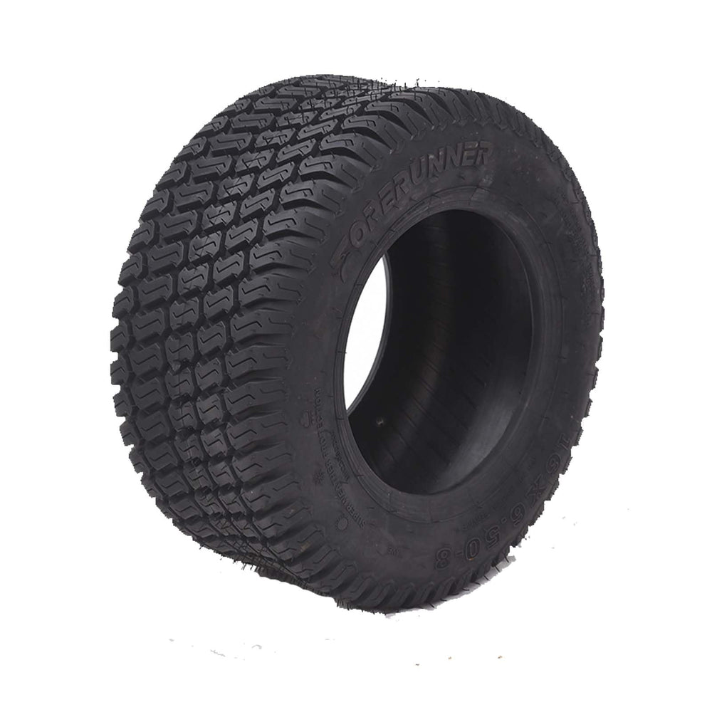 MERXENG tire mounted on garden tractor demonstrating smooth ride and practical fit