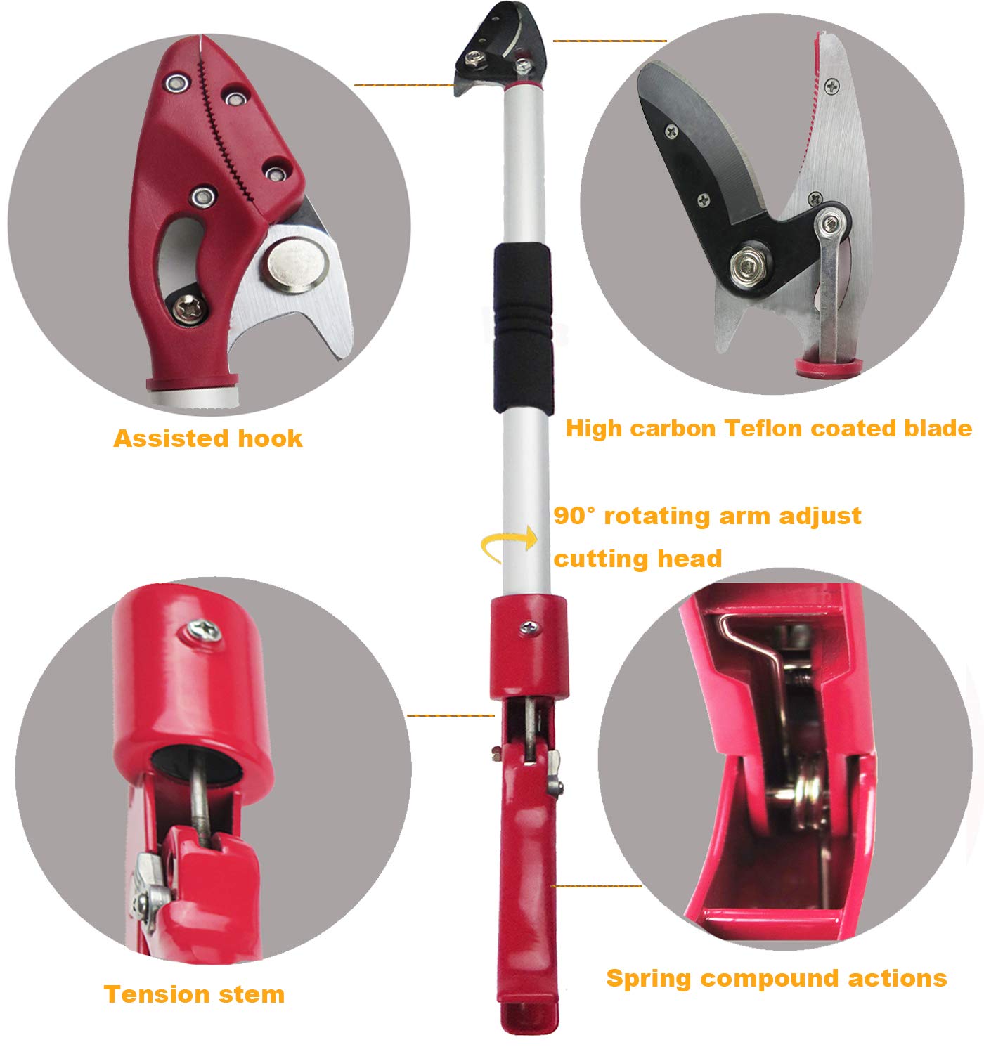 Mesoga cut and hold mechanism detail gripping stem to prevent dropped fruit