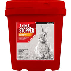 Messinas front packaging of granular repellent showing label and weight for clear purchase benefit