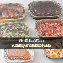 MESTAEK oval pan filled with casserole showing even baking and serving-ready look
