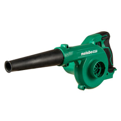 Metabo HPT blower front angle showing compact design and quick cleanup benefit