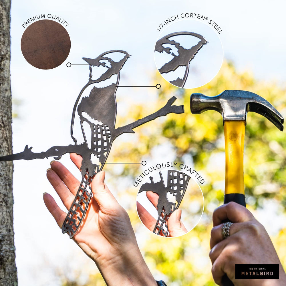 METALBIRD hummingbird lifestyle garden setting enhancing outdoor decor