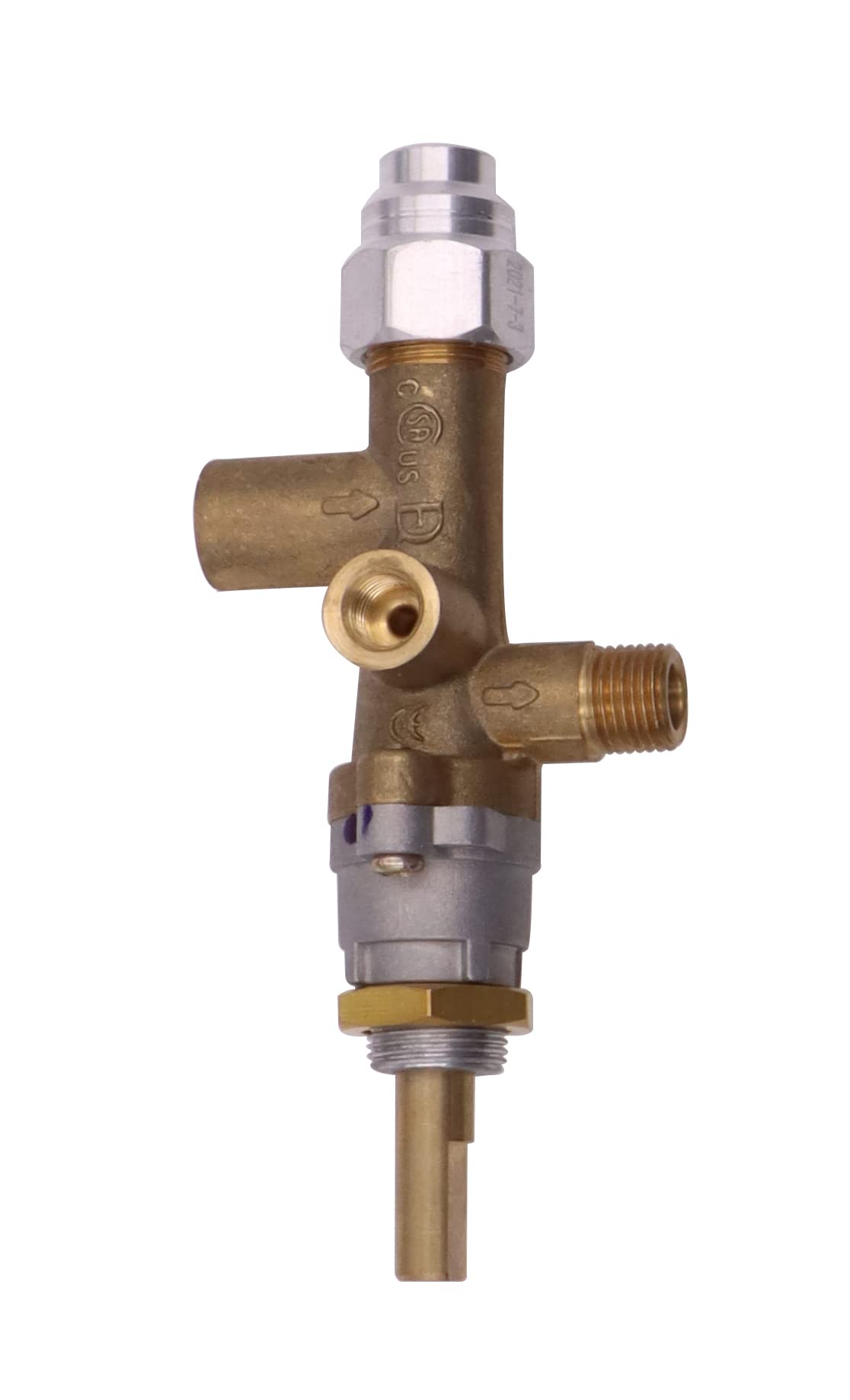 METER STAR valve installed in heater demonstrating secure fit and improved safety