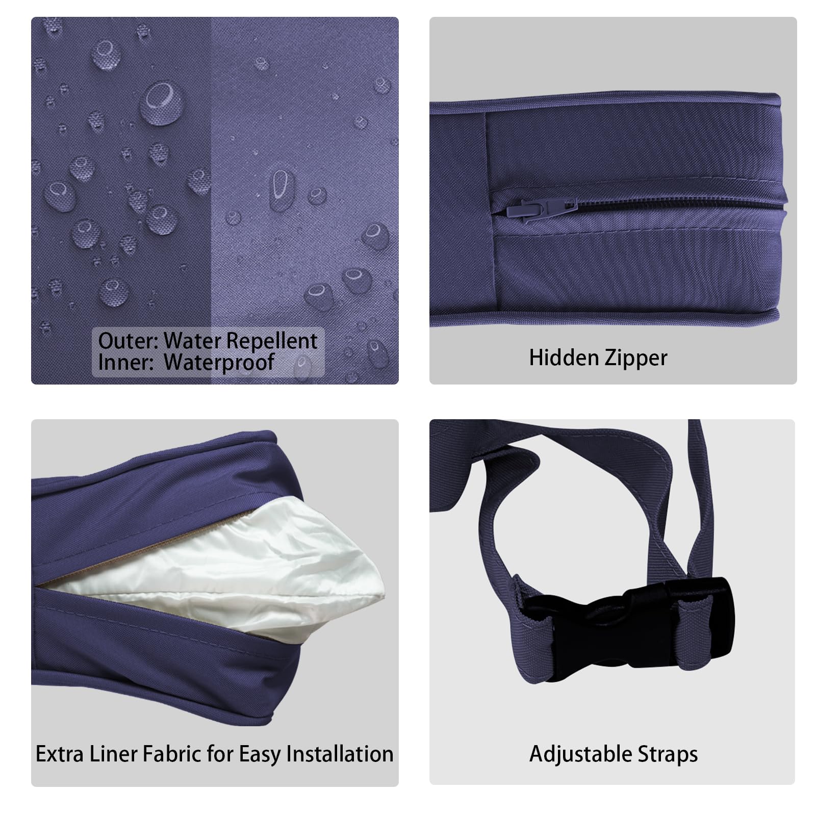 Metliv view of TPU waterproof lining protecting cushion core