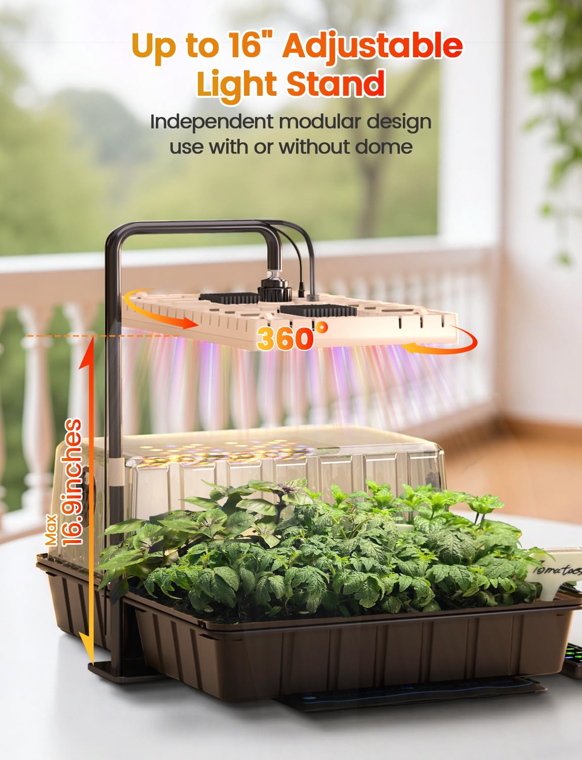 MetryGrow 30W heating mat with control panel providing steady warmth for even germination