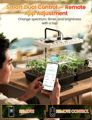 MetryGrow clear humidity dome protecting seedlings while retaining moisture for faster sprouting